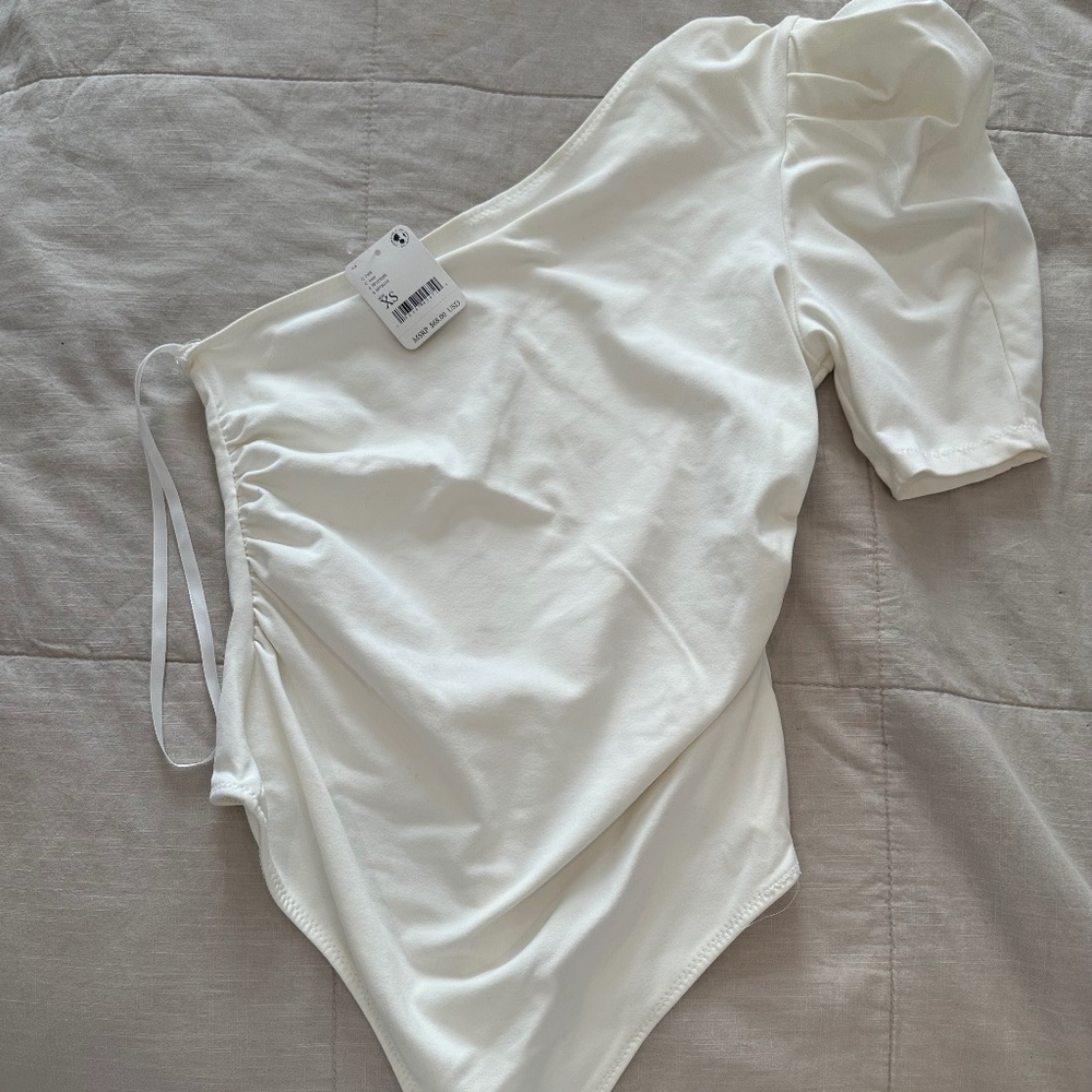 Free People Intimately One Shoulder Bodysuit, NWT